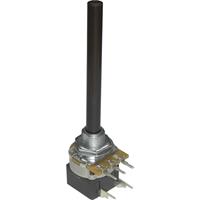 potentiometerservice Potentiometer Service PC20BU/HS4 CEPS F1 L:65 A220K Dreh-Potentiometer mit Schalter Mono 220kΩ 1St