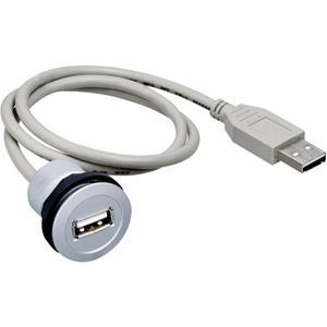 schlegel USB-Einbaubuchse 2.0 Typ A Buchse, Einbau Inhalt: 1St.