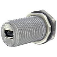 Encitech Mini USB 2.0 Typ B Chassisbuchse, Einbau M12 Inhalt: 1St.