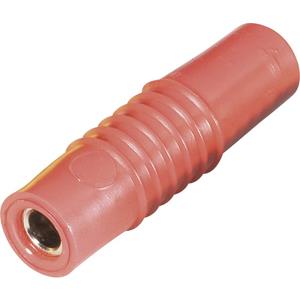 Schnepp KP 4000L Laborbuchse Stecker, gerade Stift-Ø: 4mm Rot