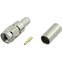 trucomponents TRU COMPONENTS SMA-JC-RG58-1 SMA-Reverse-Steckverbinder Stecker, gerade 50Ω 1St.