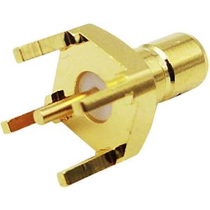 TRU COMPONENTS SMB-connector Bus, inbouw verticaal 50 Ω 1 stuk(s)