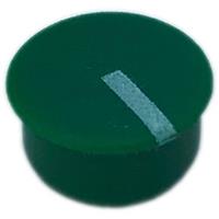 PSP C100-10 Abdeckkappe Grün, Weiß Passend für Rundknopf 10mm