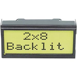 Electronic Assembly LC-display Zwart Geel-groen (b x h x d) 40 x 20 x 10.8 mm EADIPS082-HNLED