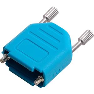 encitech DPPK09-FMB-K D-sub behuizing Aantal polen: 9 Polyamide 180 ° Blauw 1 stuk(s)