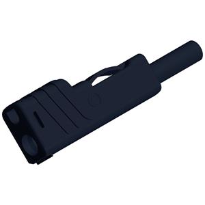 skshirschmann SKS Hirschmann SLS 200 Laboratoriumstekker Stekker, recht Stift-Ø: 4 mm Zwart 1 stuk(s)