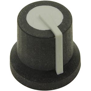 cliff CL170825BR Draaiknop Zwart, Grijs (Ø x h) 16.8 mm x 14.5 mm 1 stuk(s)