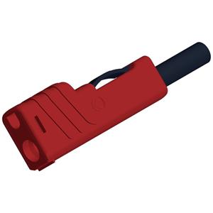skshirschmann SKS Hirschmann SLS 200 Laboratoriumstekker Stekker, recht Stift-Ø: 4 mm Rood 1 stuk(s)
