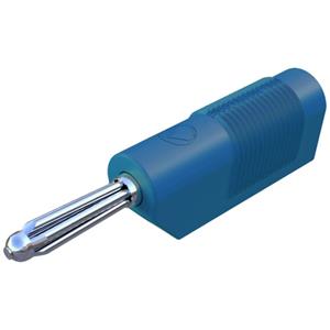 skshirschmann SKS Hirschmann BSB 20 K Pluimstekker Stekker, recht Stift-Ø: 4 mm Blauw 1 stuk(s)