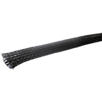 wkk Geflechtschlauch Schwarz 10 bis 20mm 50m