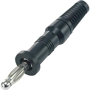 trucomponents TRU Components TC-R8-20A Lamellenstecker Stecker, gerade Stift-Ø: 4mm Schwarz