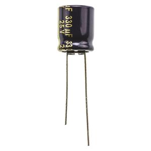 panasonic EEUFC1E331 Elektrolytische condensator Radiaal bedraad 5 mm 330 µF 25 V 20 % (Ø x l) 10 mm x 12.5 mm 1 stuk(s)
