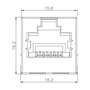 Weidmüllerlerlerlerlerlerlerlerlerlerlerlerlerlerlerlerlerlerlerlerlerlerlerlerlerlerlerlerlerlerler RJ45C6 T1V 3.0N4N TY 2626050000 Bus Aantal polen 8 Zwart 160 stuk(s)