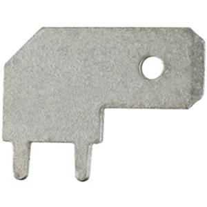 klauke 2035 Plug-tong Voor solderen in gedrukte bedrading Insteekbreedte: 6.3 mm Insteekdikte: 0.8 mm 90 ° Ongeïsoleerd Metaal 1 stuk(s)