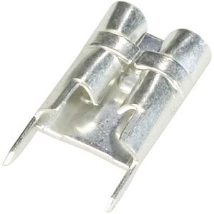 Vogt AG Verbindungstechnik 3867F.68 Platte stekker (female) Voor solderen in gedrukte bedrading Insteekbreedte: 6.3 mm Insteekdikte: 0.8 mm 180 ° Ongeïsoleerd