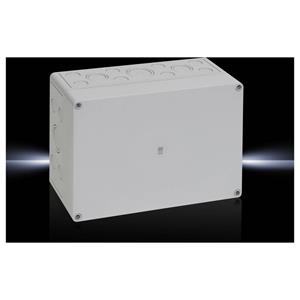 rittal PK 9521.050 Installatiebehuizing 254 x 180 x 111 Polycarbonaat Grijs-wit (RAL 7035) 1 stuk(s)