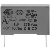 kemet R46KI322050M2K+ 1 stuk(s) MKP-draadloze ontstoringscondensator Radiaal bedraad 220 nF 275 V 20 % 15 mm (l x b x h) 18 x 7.5 mm x 13.5 mm
