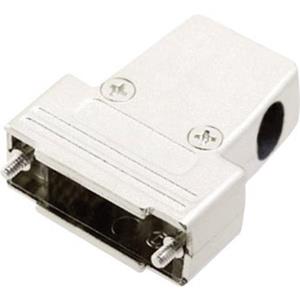 mhconnectors MH Connectors MHTRI-M-15-K 6550-0100-02 D-sub behuizing Aantal polen: 15 Kunststof, gemetalliseerd 180 °, 45 °, 45 ° Zilver 1 stuk(s)