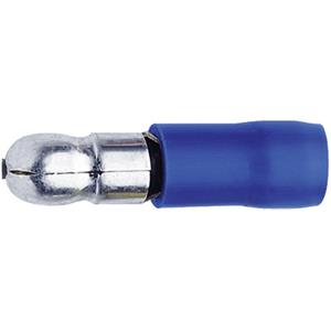 Klauke 1030 Rundstecker 1.50mm² 2.50mm² Stift-Ø: 5mm Teilisoliert Blau