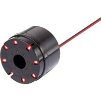 trucomponents TRU COMPONENTS 1567766 Piezo-Signalgeber Geräusch-Entwicklung: 105 dB Spannung: 12V Intervallton 1S