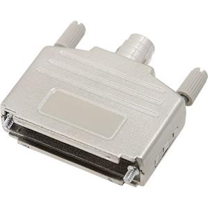 encitech DPPK-M-25-K D-sub behuizing Aantal polen: 25 Kunststof, gemetalliseerd 180 ° Zilver 1 stuk(s)