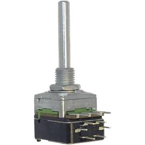 potentiometerservice Potentiometer Service 63250-01402-5838/B100K Draaipotmeter 1-slag, Met druk-trekschakelaar Mono 0.2 W 100 kΩ 1 stuk(s)