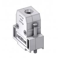 deltronconnectors Deltron Connectors D-sub behuizing Aantal polen: 9 Kunststof, gemetalliseerd 180 ° Metaal 1 stuk(s)