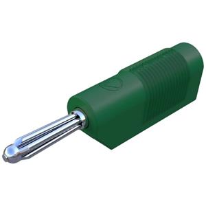 skshirschmann SKS Hirschmann BSB 20 K Pluimstekker Stekker, recht Stift-Ø: 4 mm Groen 1 stuk(s)