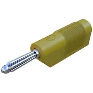 skshirschmann SKS Hirschmann BSB 20 K Pluimstekker Stekker, recht Stift-Ø: 4 mm Geel 1 stuk(s)