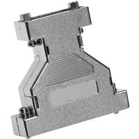 provertha D-SUB Adaptergehäuse Polzahl: 9, 9 Kunststoff, metallisiert 180° Silber 1St.