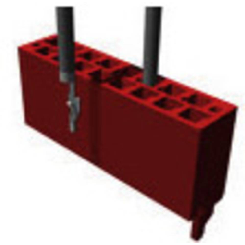 teconnectivity TE Connectivity Stiftgehäuse-Kabel Micro-MaTch Polzahl Gesamt 10 Rastermaß: 1.27mm 1-338095-0