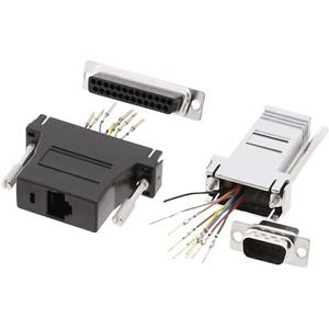 mhconnectors MH Connectors DA25-SMJ8-M-K-RC D-SUB Adapter D-SUB-Buchse 25pol. - RJ45-Buchse 1St.