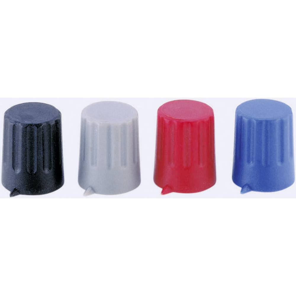 Strapubox 12/6 Drehknopf mit Zeiger Grau (Ø x H) 12mm x 14mm