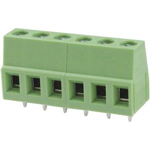 degson Klemschroefblok 3.31 mm² Aantal polen 3 Groen 100 stuk(s)