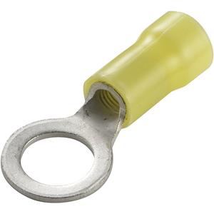 teconnectivity TE Connectivity 160292 Ringkabelschoen Dwarsdoorsnede (max.): 6.60 mm² Gat diameter: 5.3 mm Deels geïsoleerd Geel 1 stuk(s)