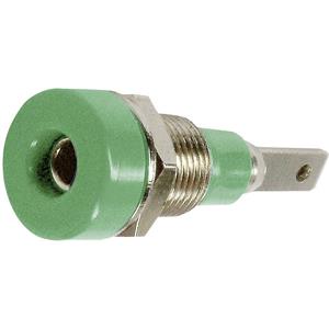 Stäubli LB-I2R Laborbuchse Buchse, Einbau vertikal Stift-Ø: 2mm Grün