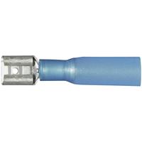 vogtverbindungstechnik Vogt Verbindungstechnik 3906h Platte stekker (female) Met krimpkous Insteekbreedte: 6.3 mm Insteekdikte: 0.8 mm 180 ° Deels geïsoleerd Blauw 1 stuk(s)