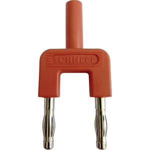 schnepp 19/4mB/rt Kortsluitingsstekker Rood Stift-Ø: 4 mm Penafstand: 19 mm 1 stuk(s)