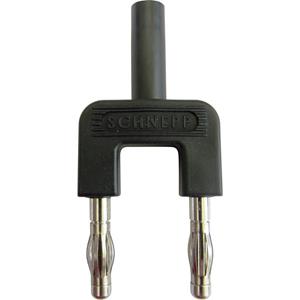 Schnepp 19/4mB/sw Kurzschlussstecker Schwarz Stift-Ø: 4mm Stiftabstand: 19mm 1St.