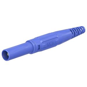 Stäubli XL-410 Laborstecker Stecker, gerade Stift-Ø: 4mm Blau