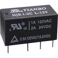 tianboelectronics Tianbo Electronics HJR1-2C-L-24VDC Printrelais 24 V/DC 2 A 2x wisselcontact 1 stuk(s)