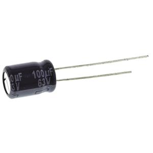 panasonic ECA1JM101 Elektrolytische condensator Radiaal bedraad 3.5 mm 100 µF 63 V 20 % (Ø x l) 8 mm x 11.5 mm 1 stuk(s)
