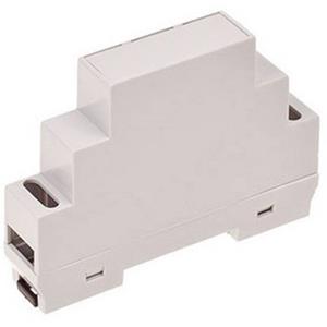 trucomponents TRU COMPONENTS 4U65020907310 DIN-rail-behuizing 17 x 90 x 65 ABS-V0 Grijs 1 stuk(s)