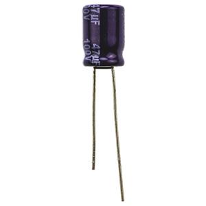 Panasonic ECA2AM470 Elektrolytische condensator Radiaal bedraad 3.5 mm 47 µF 100 V 20 % (Ø x l) 8 mm x 11.5 mm 1 stuk(s)