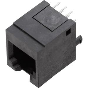 belstewartconnectors BEL Stewart Connectors 1410-4000-07 Modulaire inbouwbus, verticaal Bus, recht Aantal polen: 6P6C Zwart 1 stuk(s)