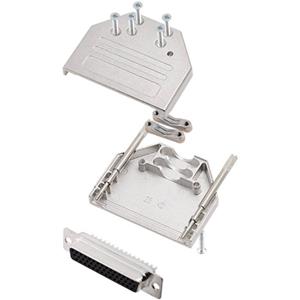 encitech DTZI25-HDS-K D-sub behuizing Aantal polen: 44 Tinspuitgiet 180 ° Metaal 1 stuk(s)