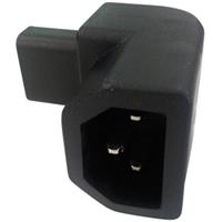 Netvoeding stopcontact voor koude apparaten C13 - koude apparaten-stekker C14 Totaal aantal polen: 2 + PE zwart IEC13214-R 1 st.