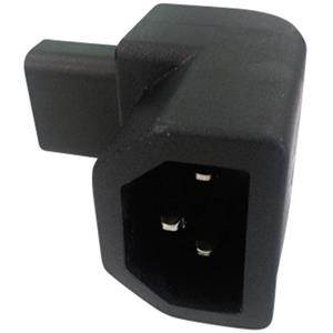 trucomponents TRU COMPONENTS IEC13214-R Netz-Adapter Kaltgeräte-Buchse C13 - Kaltgeräte-Stecker C14 Gesamtpolzah