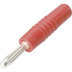 Schnepp S 4000 S Büschelstecker Stecker, gerade Stift-Ø: 4mm Rot