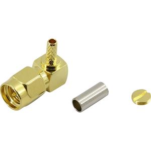 trucomponents TRU COMPONENTS 93038c8 SMA-connector Stekker, haaks 50 Ω RG 174 U, RG 316 U, RG 188 U, EF 316 1 stuk(s)